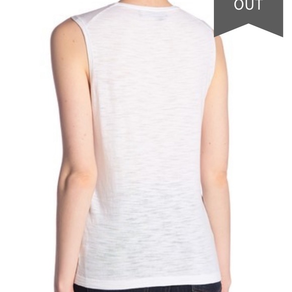 360Cashmere No Print Crew Neck Tank Top XS - Picture 2 of 3